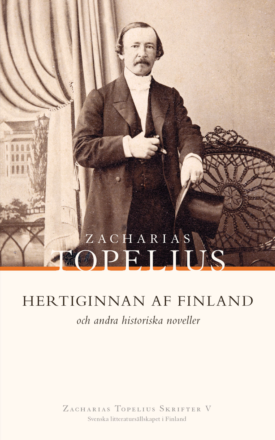 Teoksen Hertiginnan af Finland och andra historiska noveller kansikuva