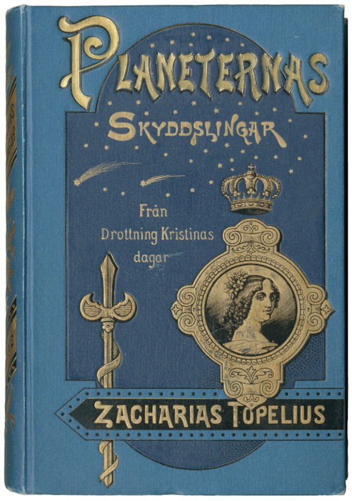 Planeternas skyddslingar -nide (1889) kustantamon sinisissä kluuttikansissa.